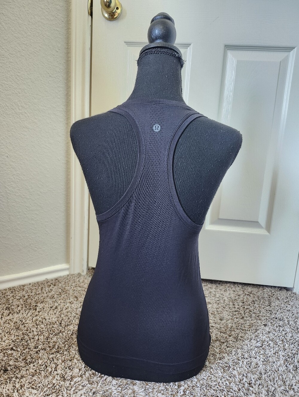 lululemon athletica Women's Black Racerback Tank Top